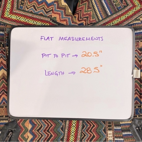 Fresh FX Chevron Stripe Jacquard Tapestry Zip Up Wide Collar Pea Style Jacket L - Picture 6 of 14